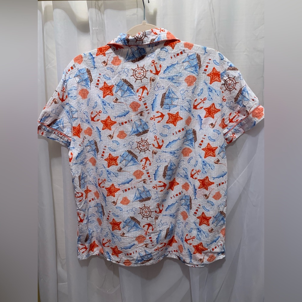 Serra Nautical Sea Seer Sucker Pajama Set - Picture 6 of 10
